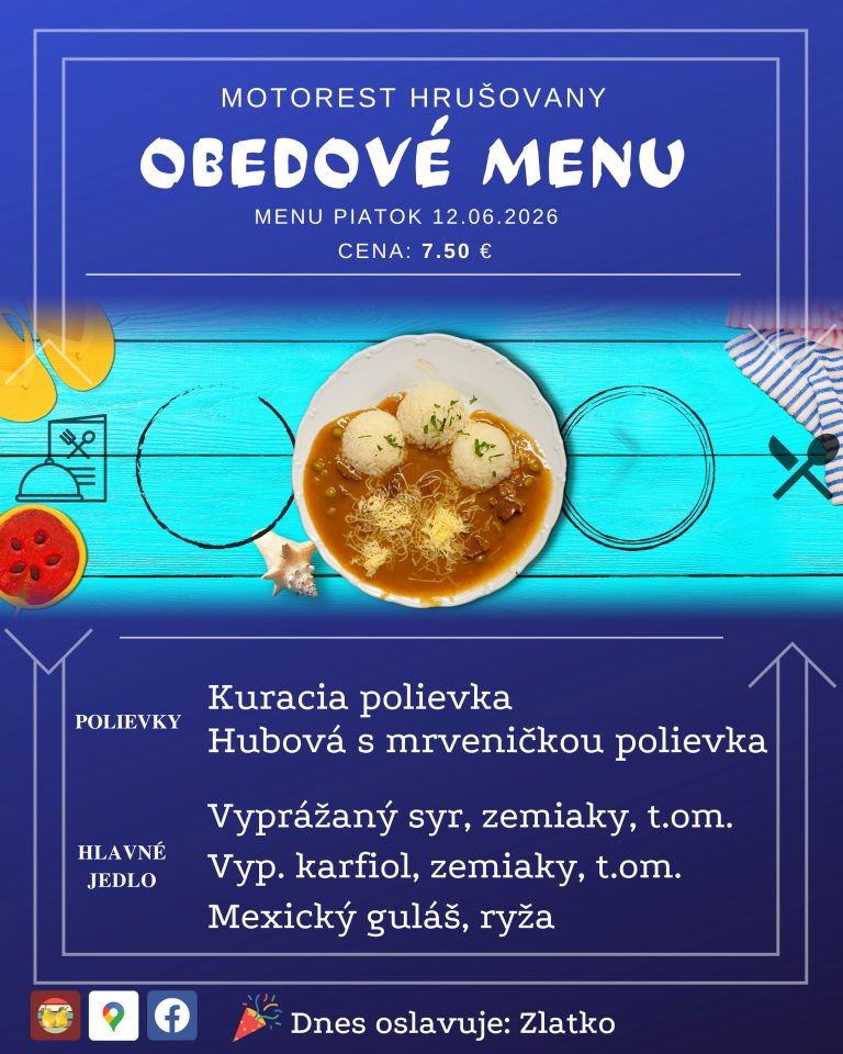 Menu MTHrusovany 12