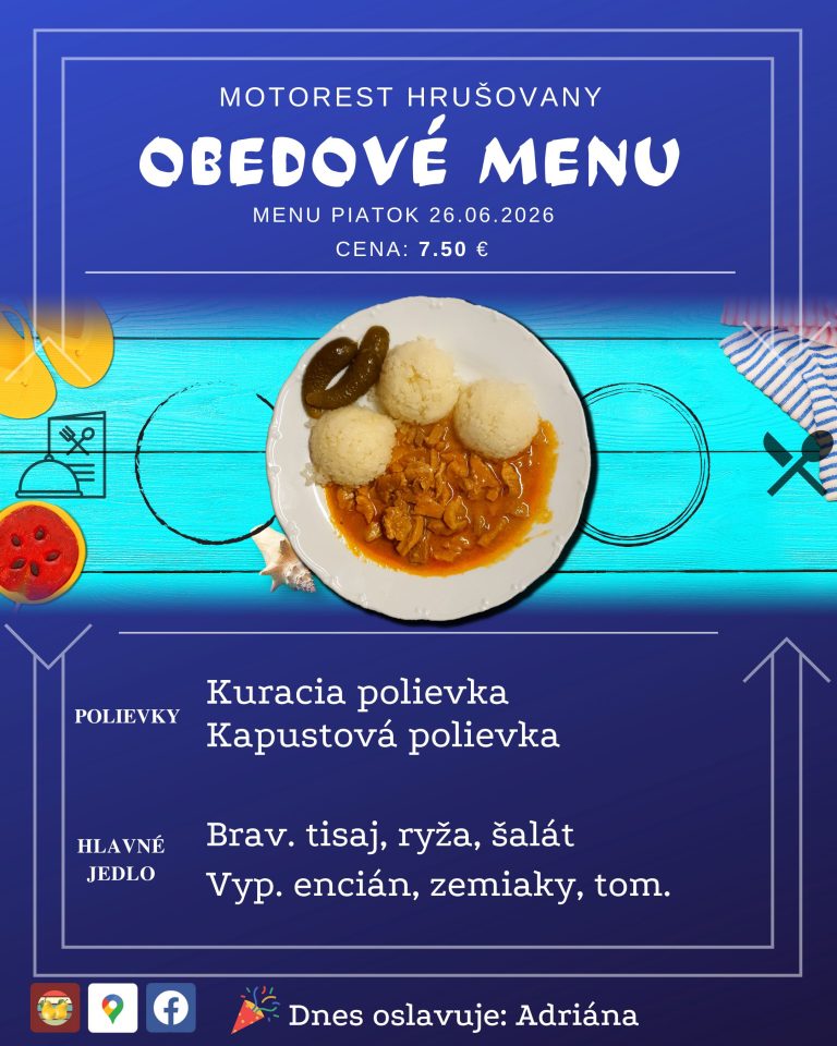 Menu MTHrusovany 22