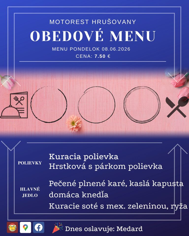 Menu MTHrusovany 8
