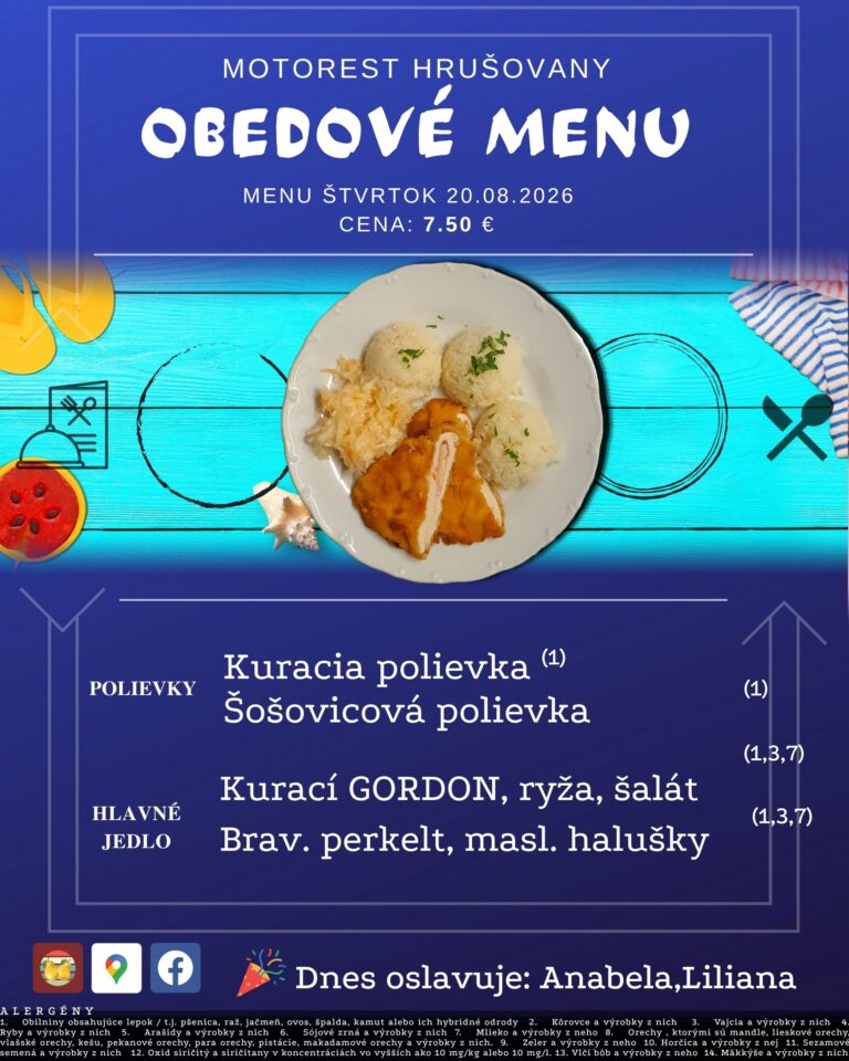 Menu MTHrusovany 61