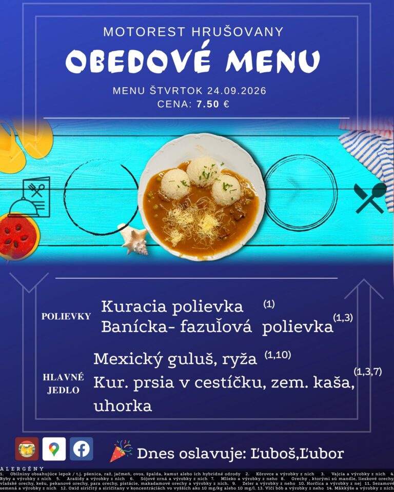 Menu MTHrusovany 85