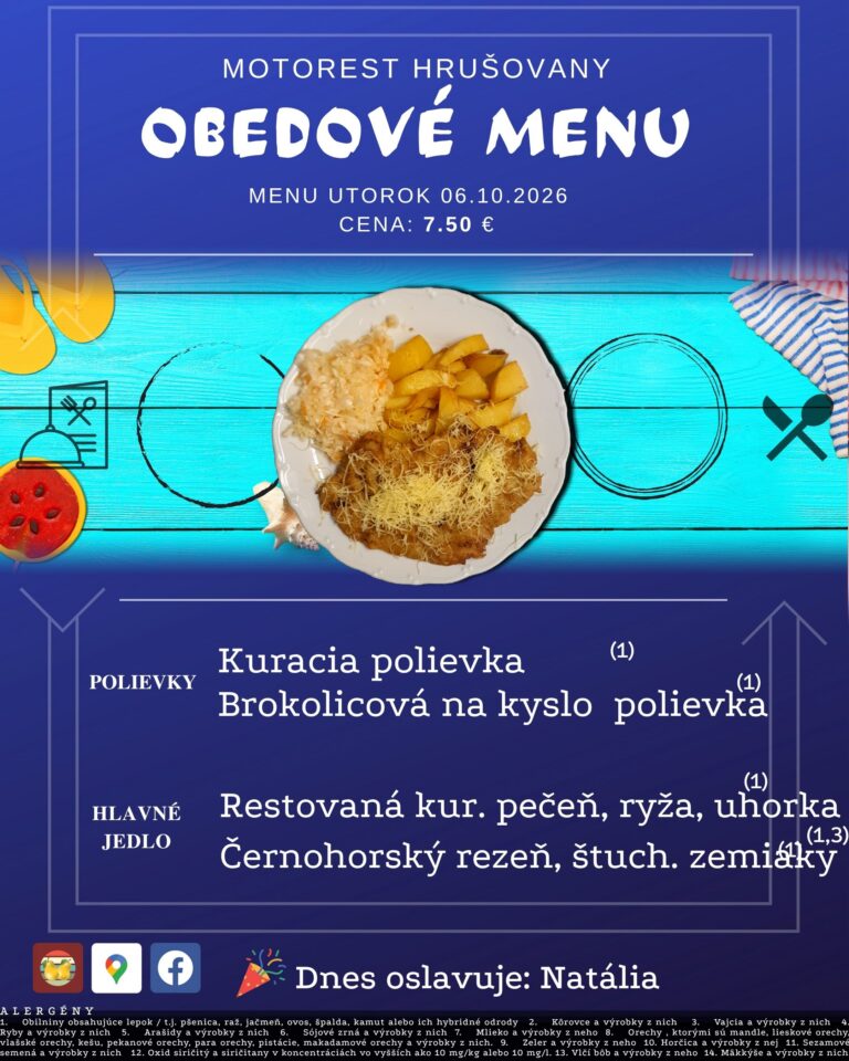 Menu MTHrusovany 93