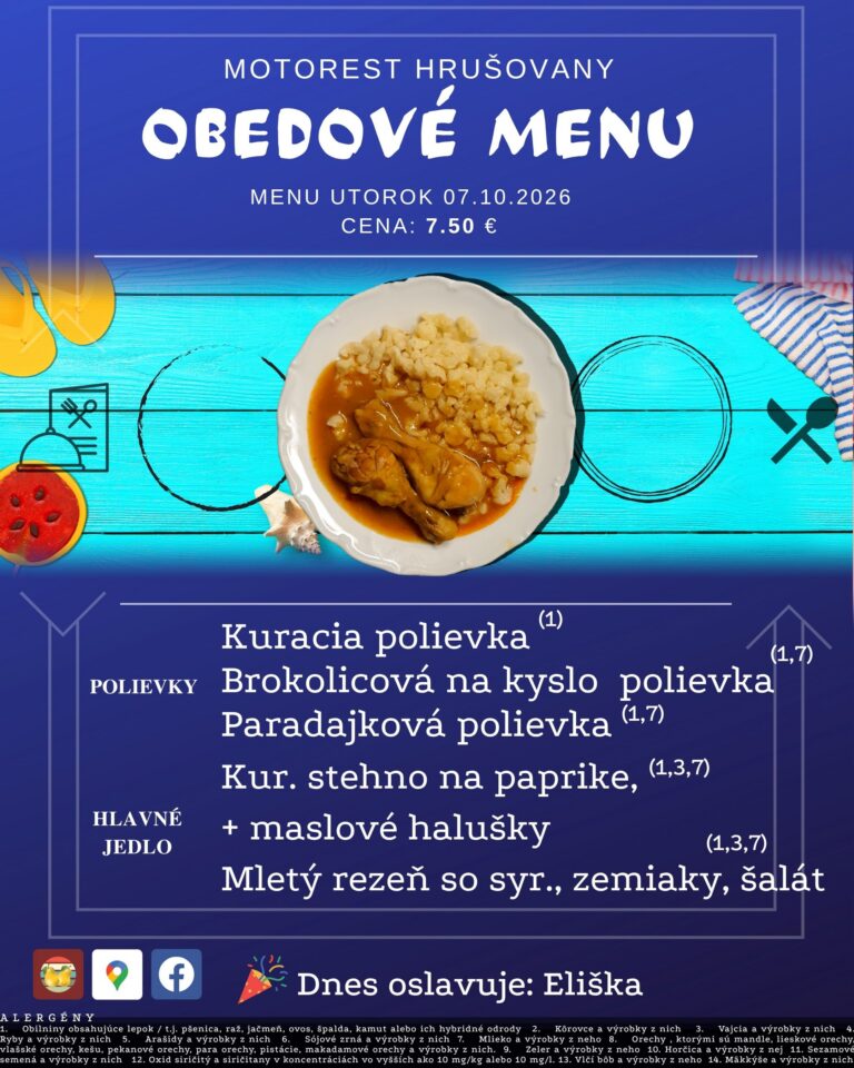Menu MTHrusovany 94