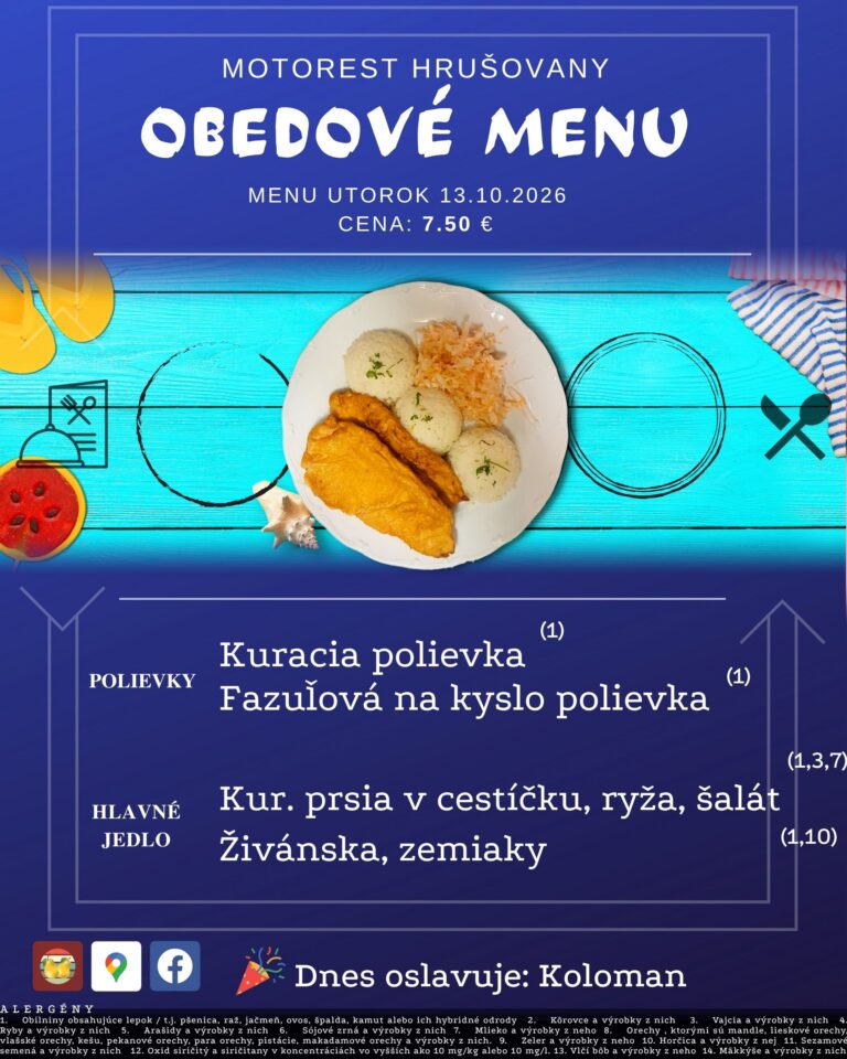 Menu MTHrusovany 99